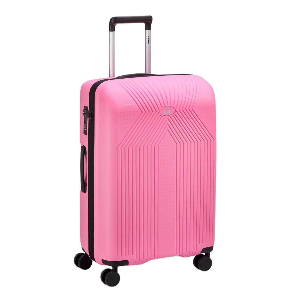 Delsey ordener kuffert i farven travel pink