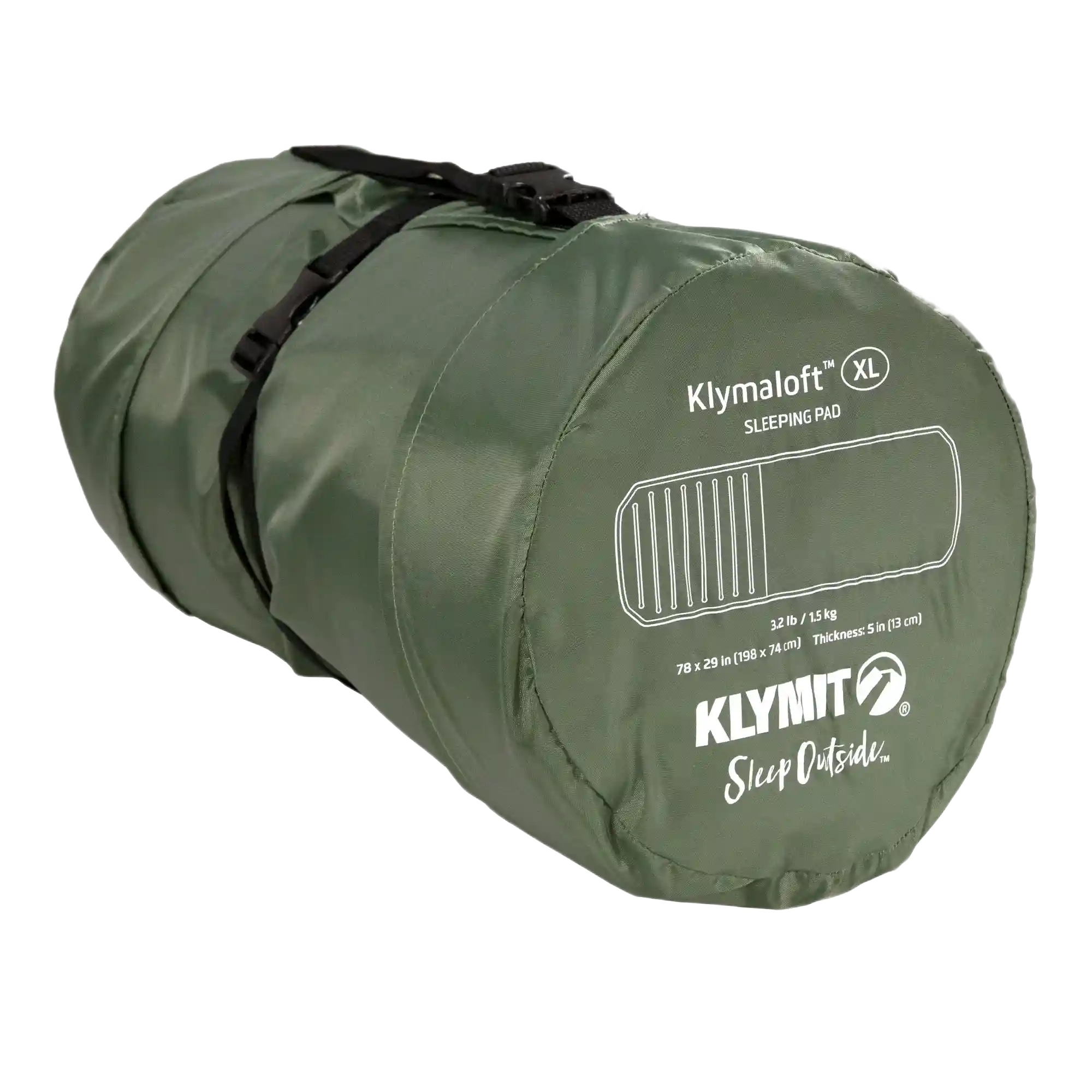 Klymit Klymaloft XL liggeunderlag, grøn
