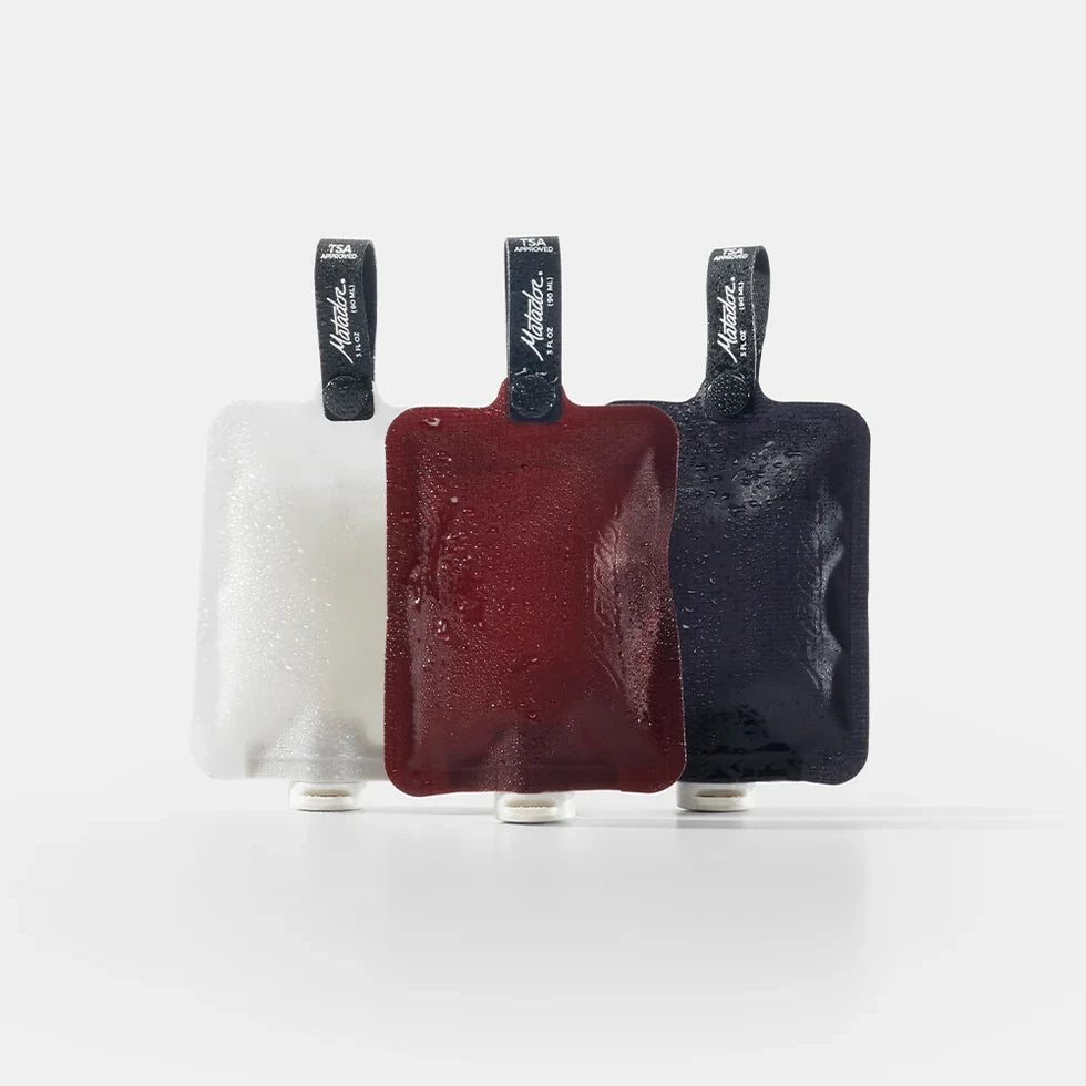 Matador flatpak toiletry bottle- set med 3 styk