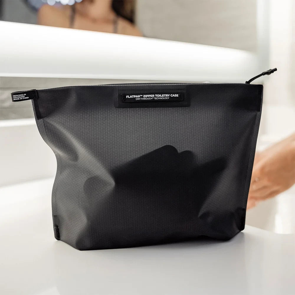 Matador Flat Zipper toilettaske, sort