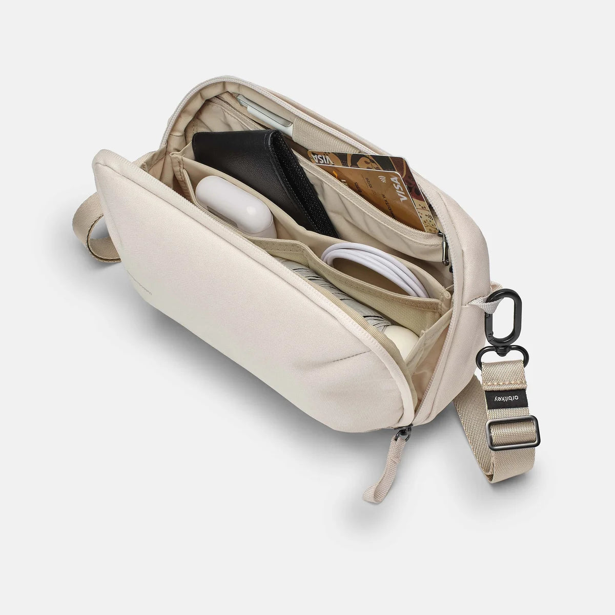 Orbitkey  Travel Sling 3 liter, Stone, åben