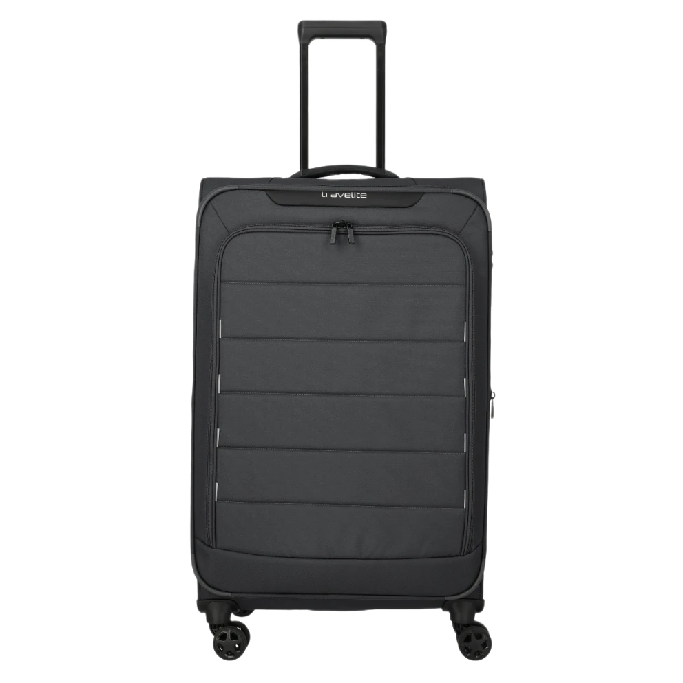 travelite stor skaii kuffert, antracit, forfra