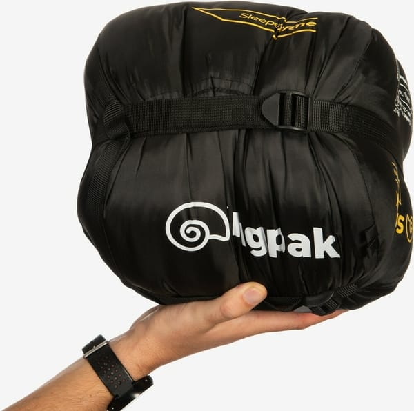 Snugpak sleeper extreme sort sovepose, kompakt