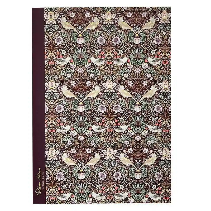 Koustrup&Co noteshæfte med William Morris motiv