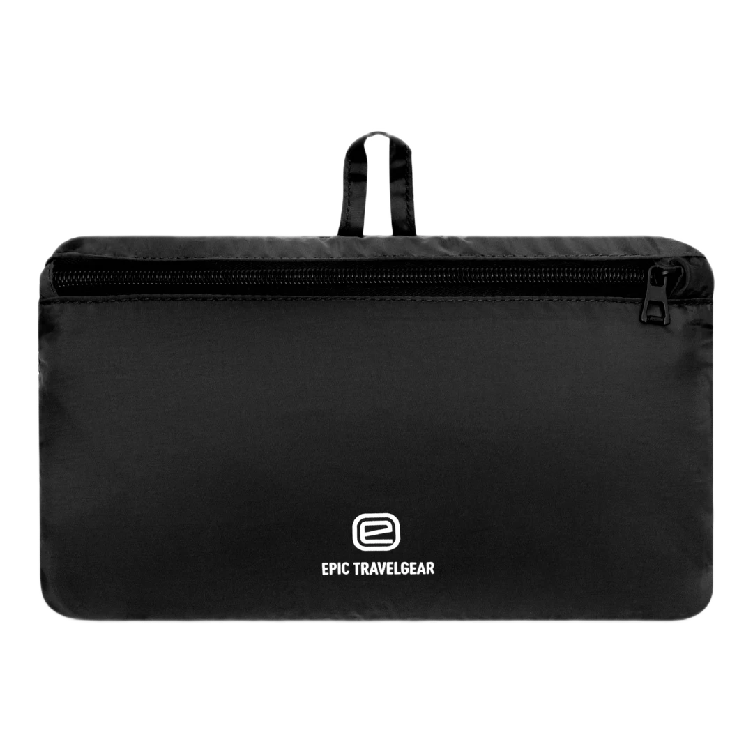 Epic X-pak foldable sort Totepack, sammenfoldet