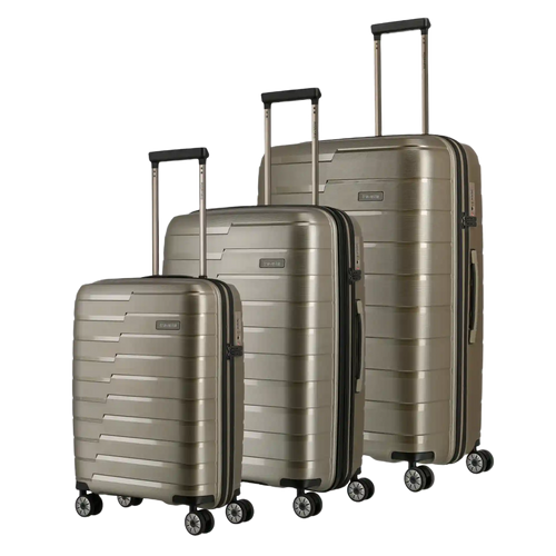 Travelite Air base Kuffertsæt - Champagne