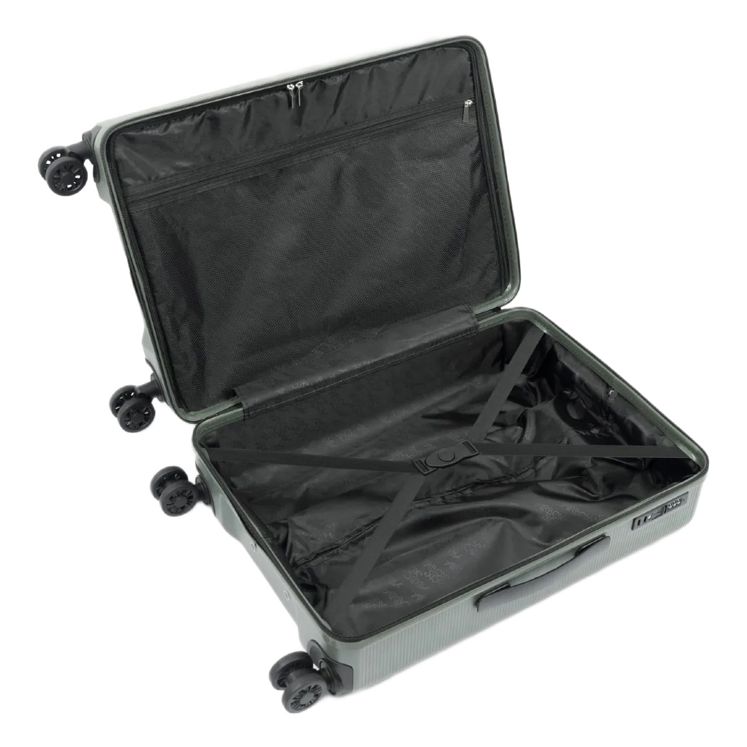 Airbox AZ26 Medium Kuffert Grøn, åben