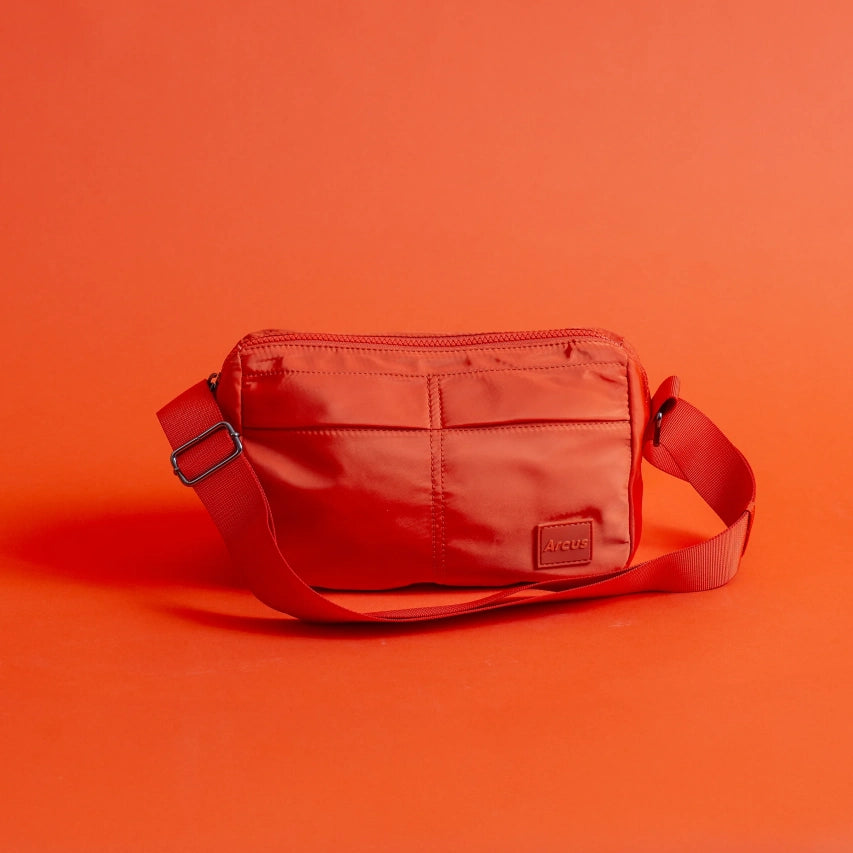 arcus orange crossbody taske