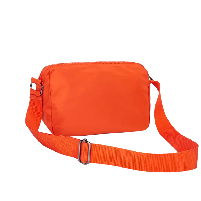 arcus crossody orange bag