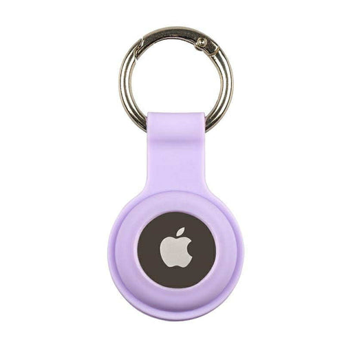Airtag Silikone Holder - Lilla