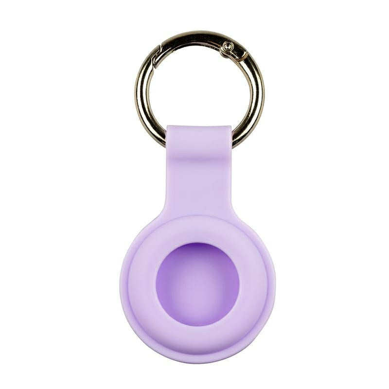 Airtag Silikone Holder - Lilla