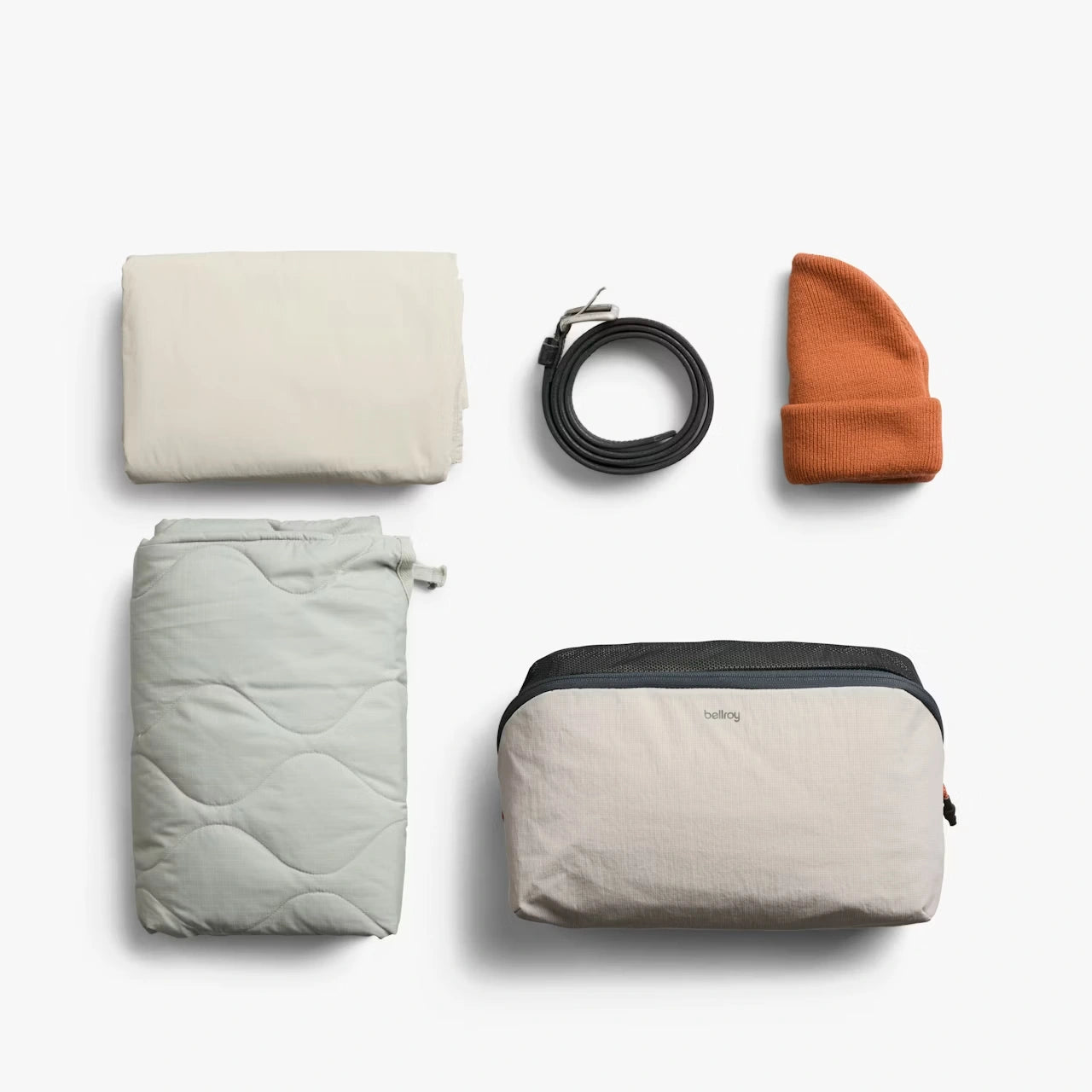 Bellroy lite packing cube 6L, Ash, med evt indhold