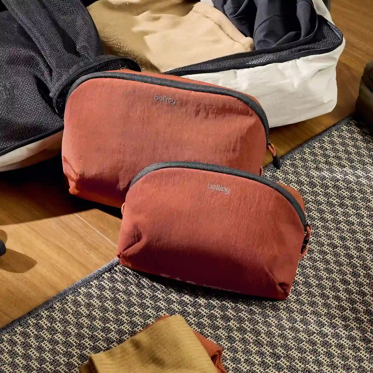 Bellroy Packing Pouches Clay