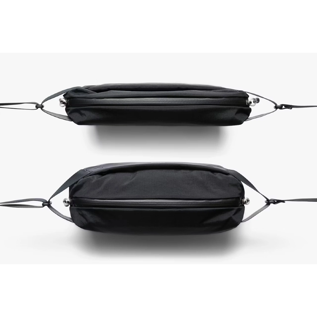 Bellroy sort lite sling, med og uden indhold