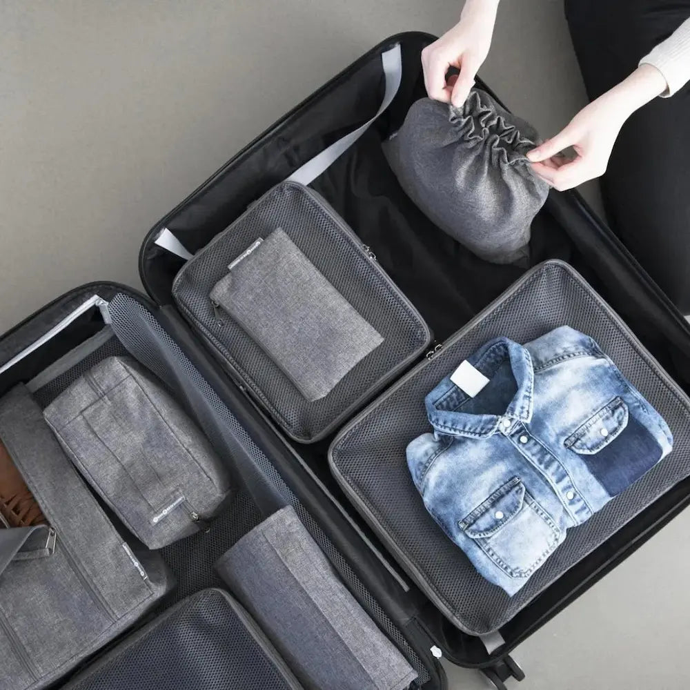 Kuffert med BigSo Box Travel pakkeprodukter