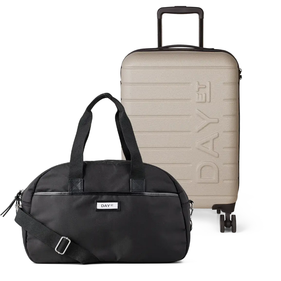 Day LHR 20" Kuffert Beige+One-nighter Bag Sort