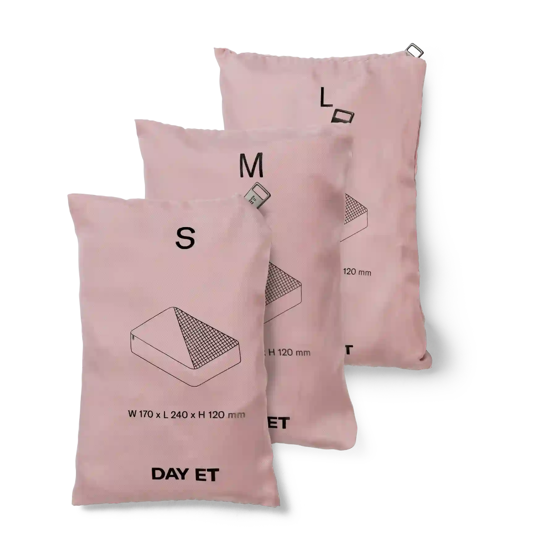 Day Packing Cubes, Cloud Rose