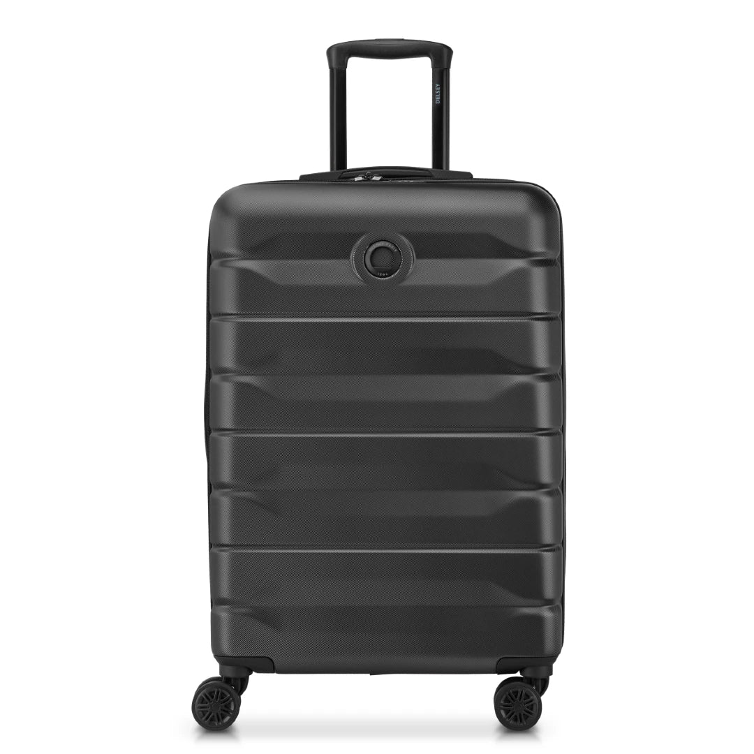 delsey air armour medium 68 cm kuffert sort forfra