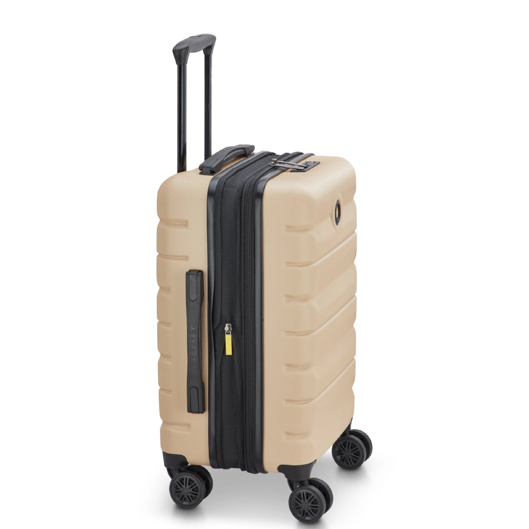 Delsey Air Armour kabinekuffert 55 cm sandfarvet, fra siden