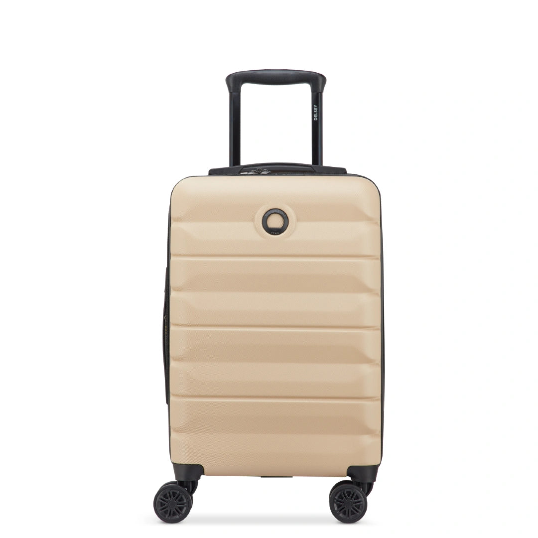 Delsey Air Armour kabinekuffert 55 cm sandfarvet, forfra