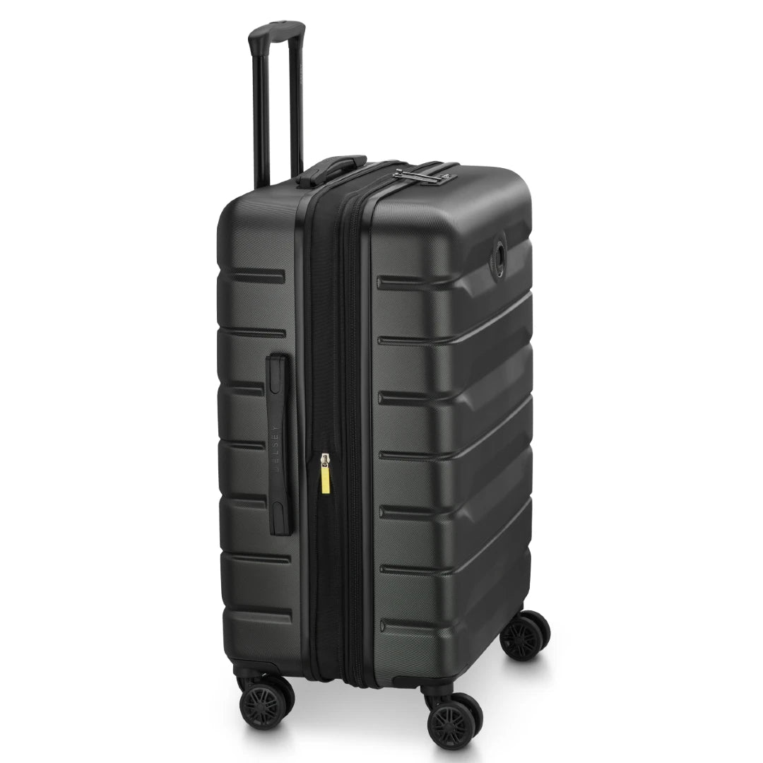 delsey air armour medium 68 cm kuffert sort, fra siden