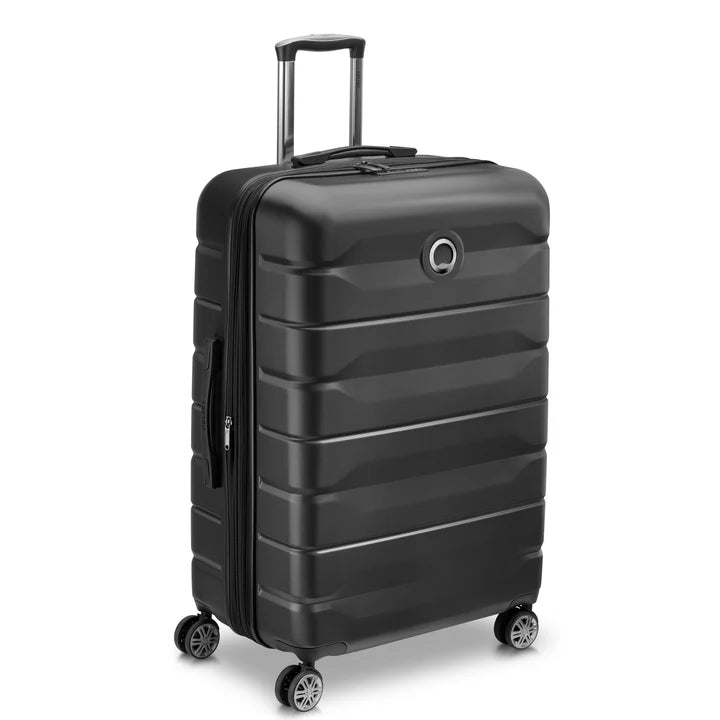 Delsey Air Amour Stor 77 cm sort kuffert, skråt forfra