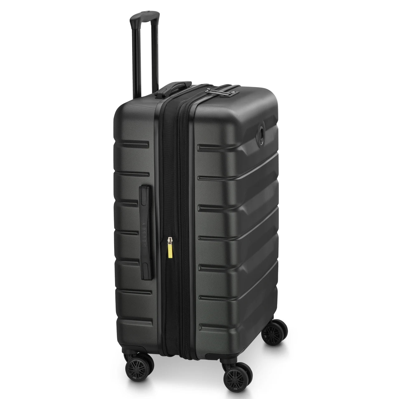 DELSEY air armour stor sort kuffert fra siden