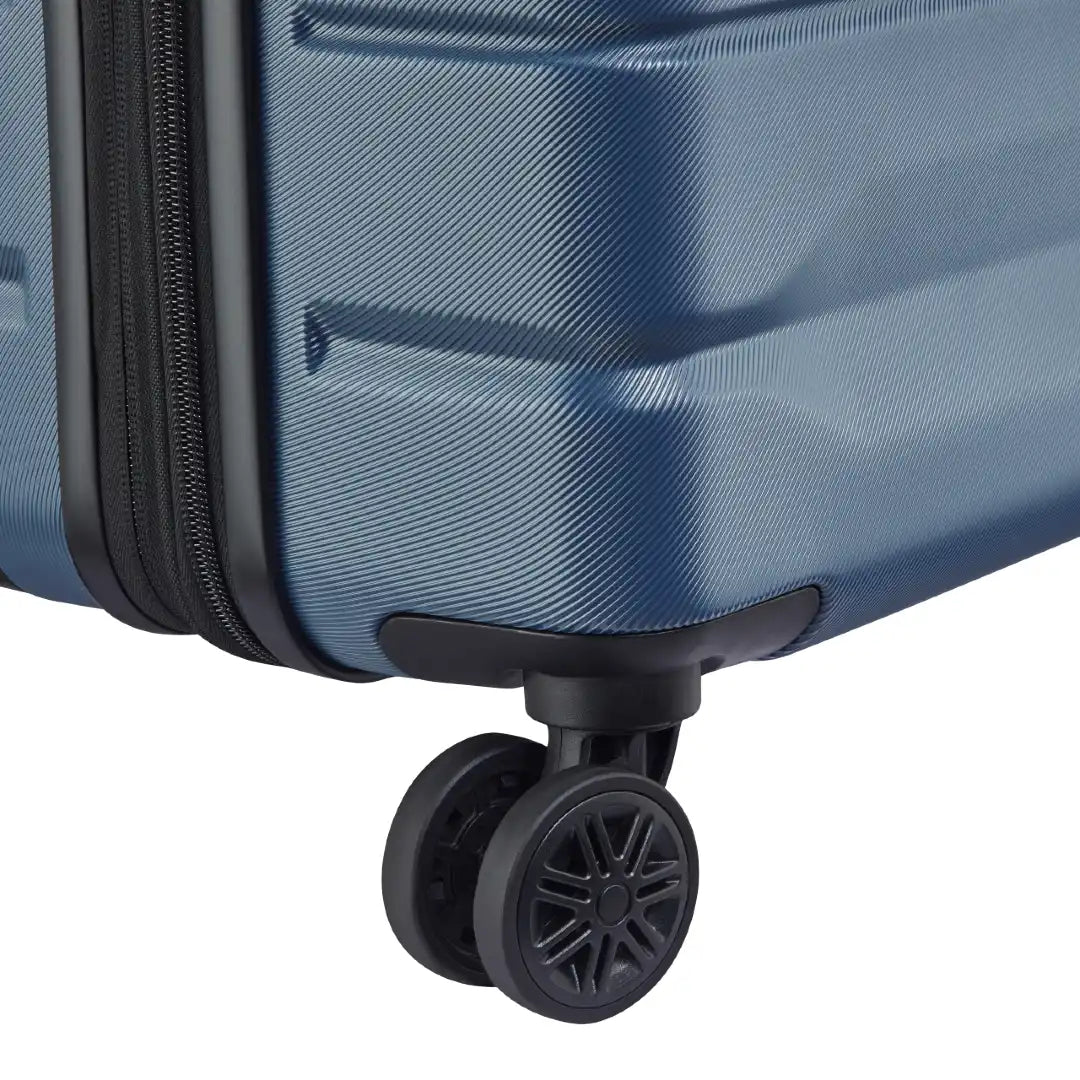 Delsey AIr Amour stor 77 cm blå kuffert, hjul