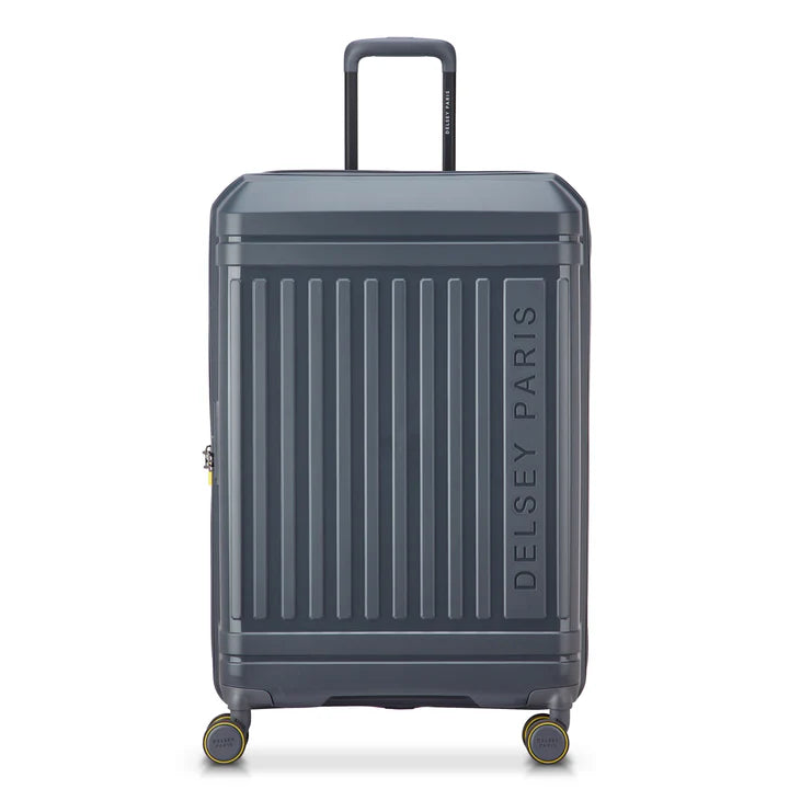 delsey lutece stor 76 cm kuffert i farven grafit, forfra