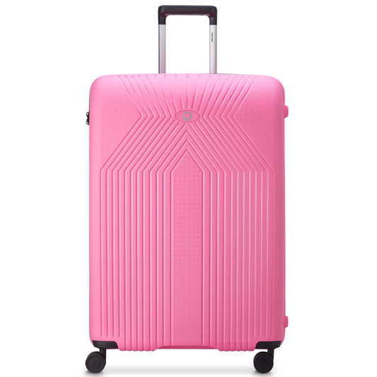 Delsey Ordener pink stor kuffert forfra 