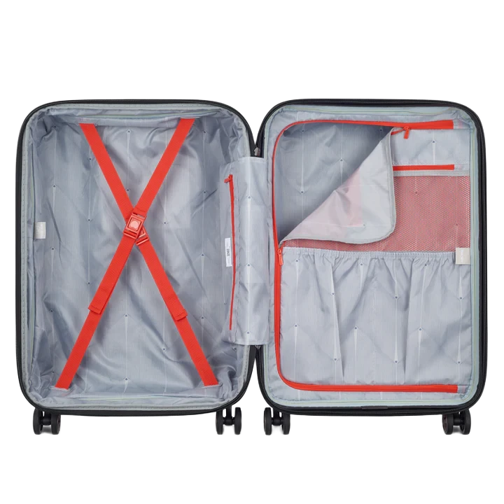 Delsey Shadow 5.0 Medium Kuffert med ekspension - Rød