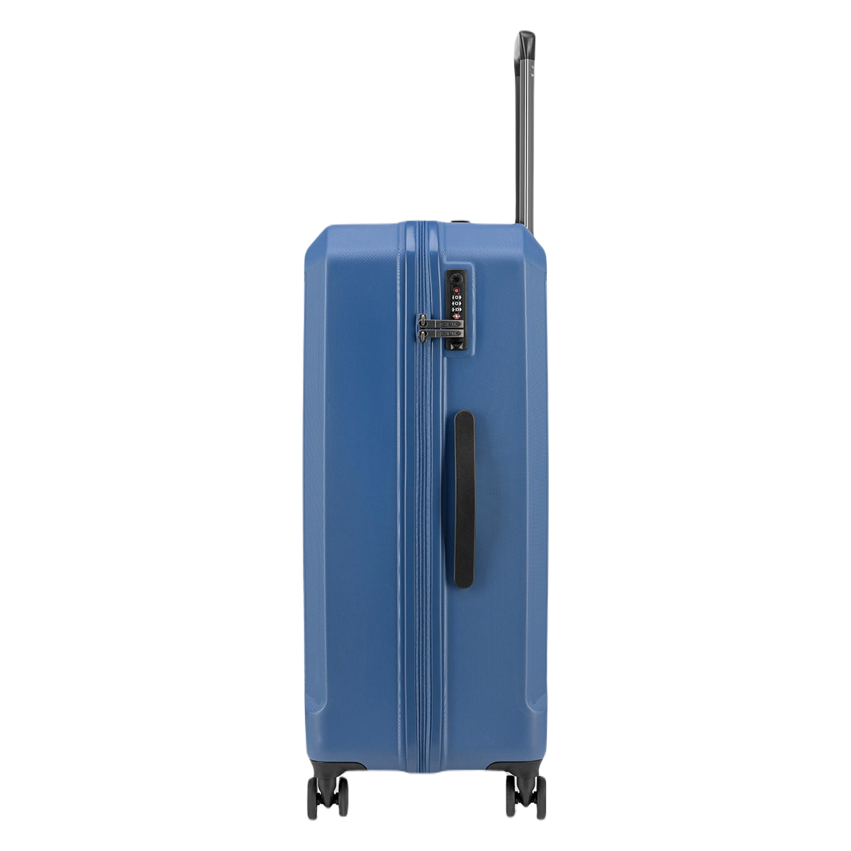 epic airwave neo blå kuffert 75cm, set fra siden