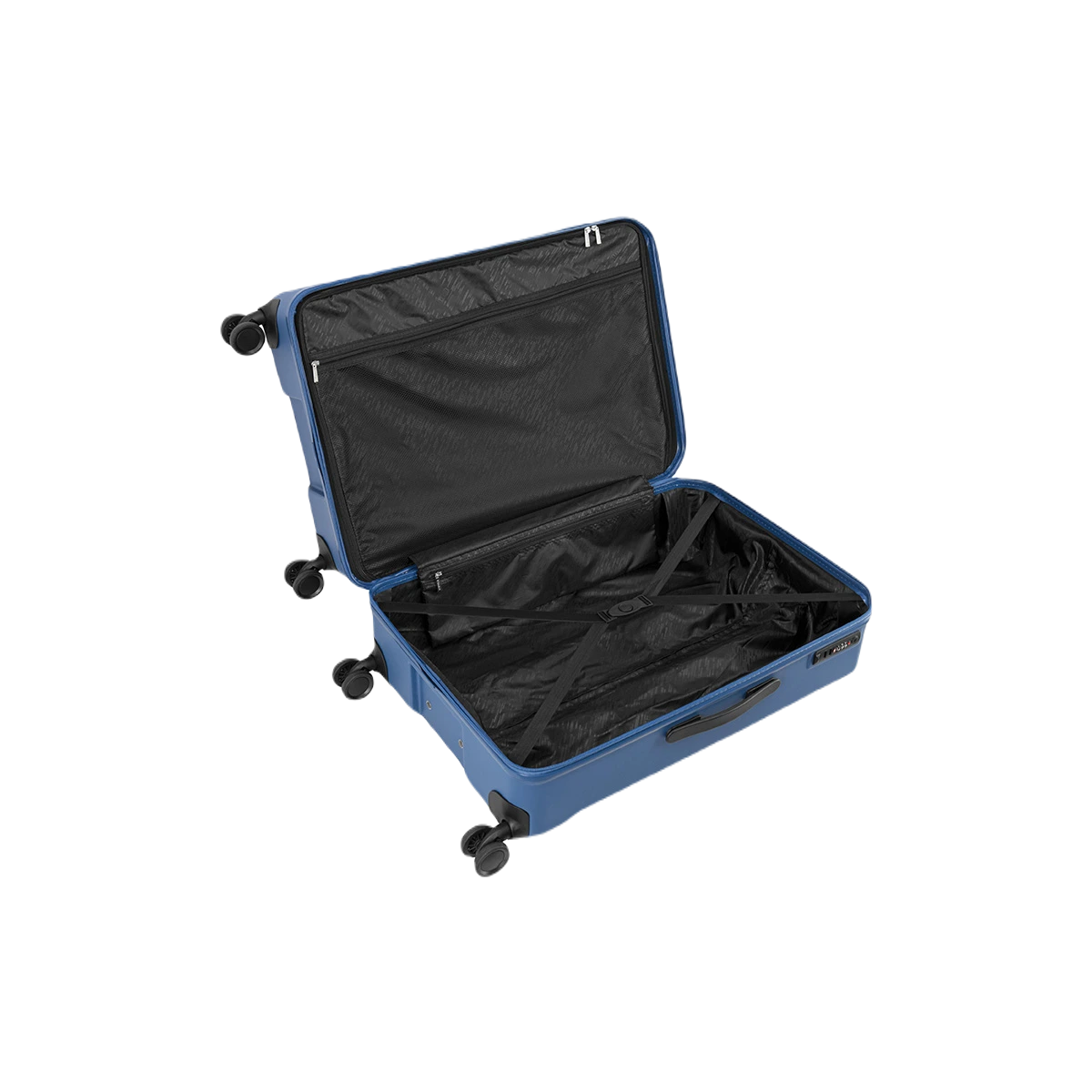 epic airwave neo blå kuffert 75cm, åben