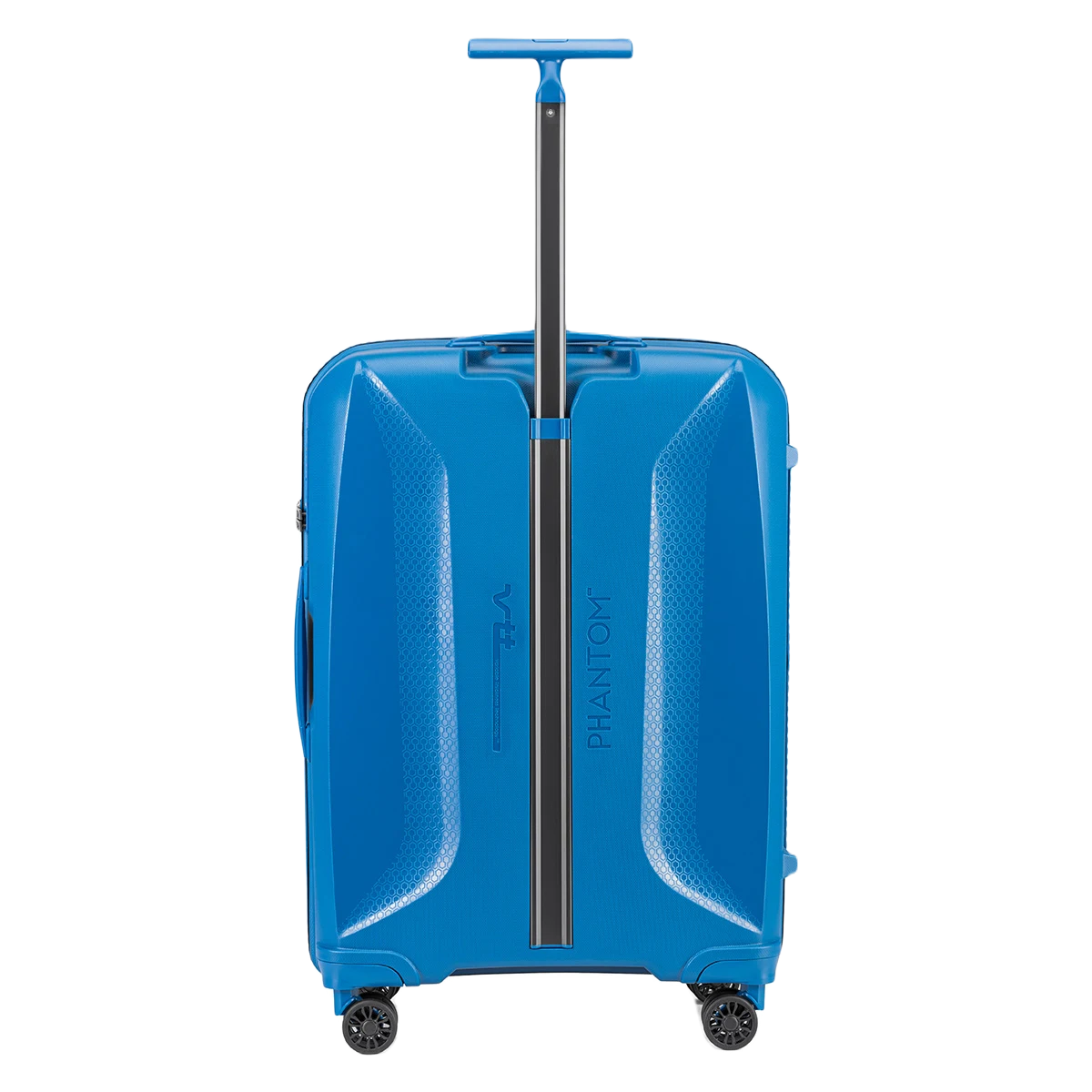 Epic Phantom SL blå kuffert medium (65cm), set bagfra