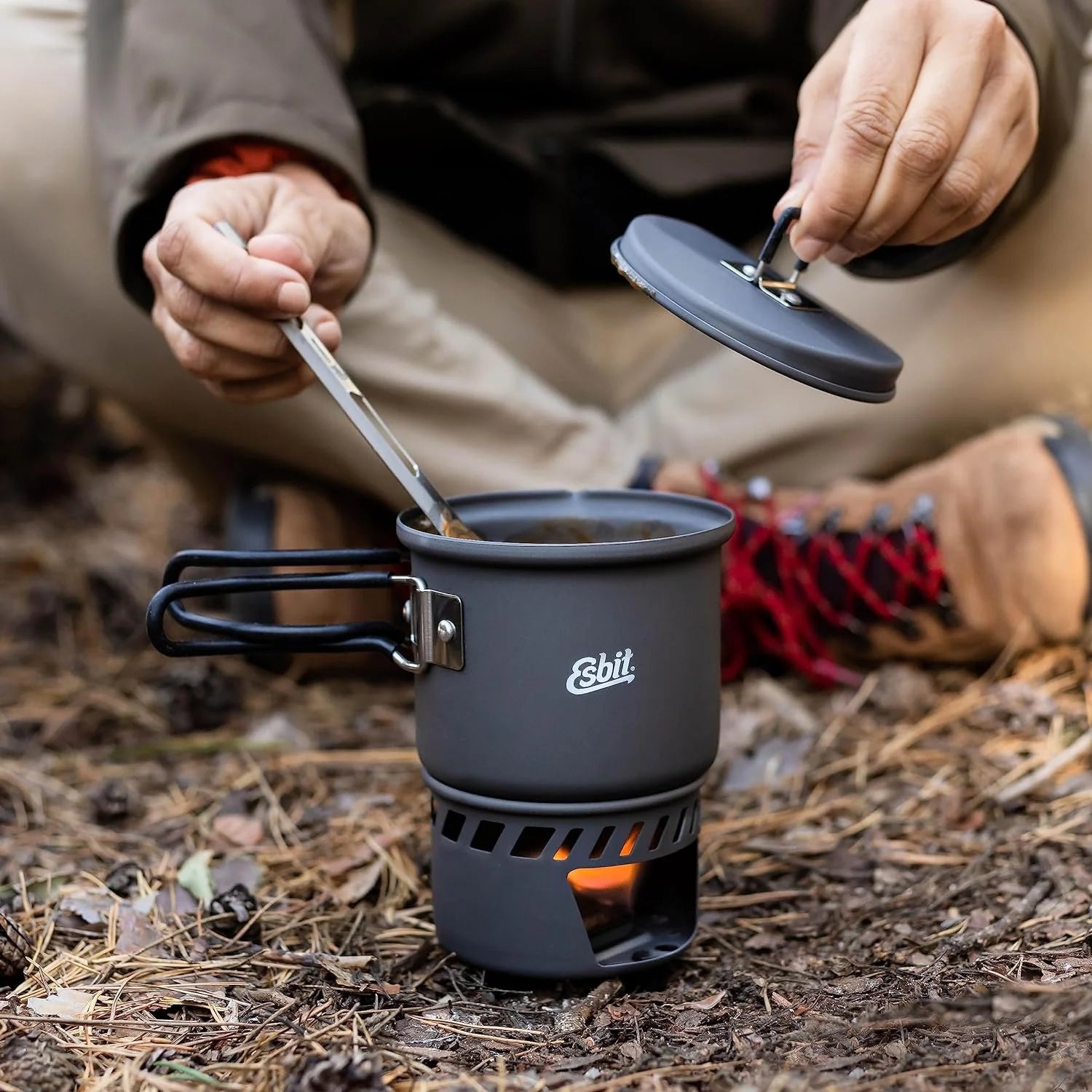 Esbit Camping  Kogesæt 585 ml- Anodiseret Aluminium