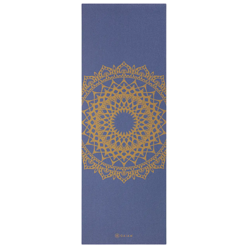 Gaiam Marrakesh yoga måtte 5mm - Indigo