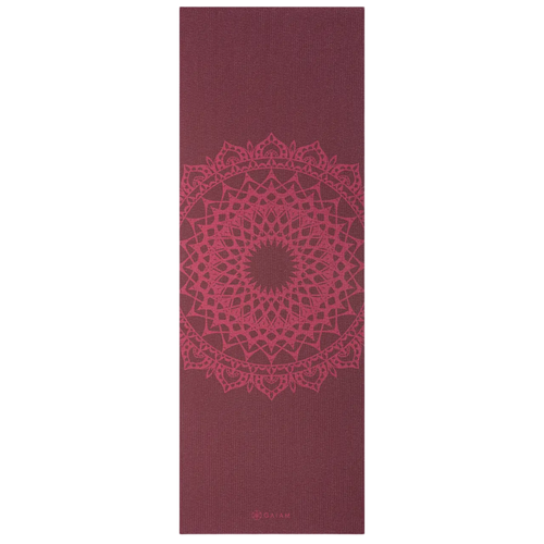 Gaiam Marrakesh yoga måtte 5mm - Cherry