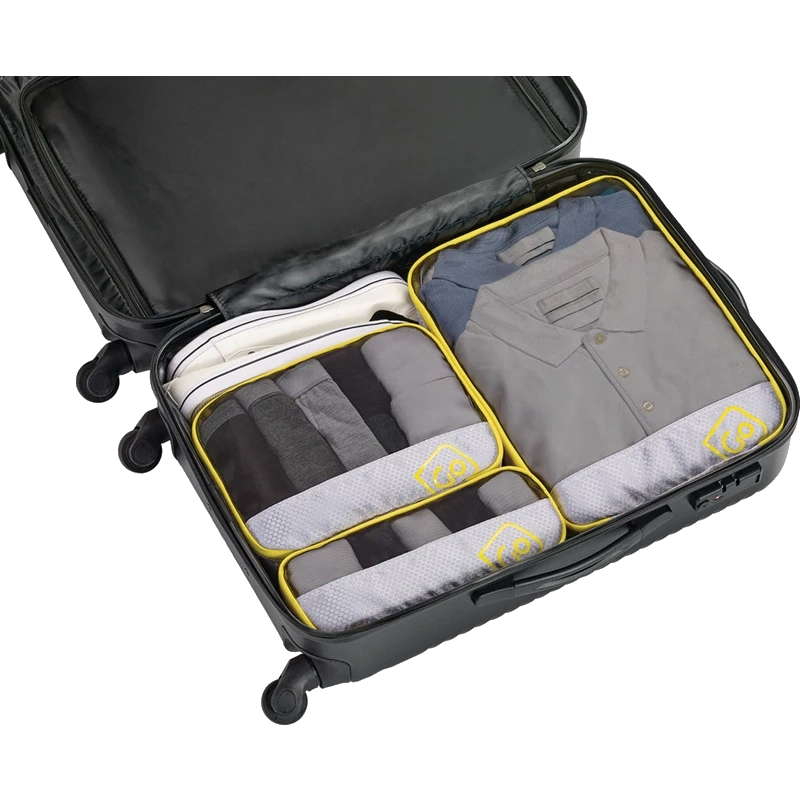 go travel sæt med tre packing cubes