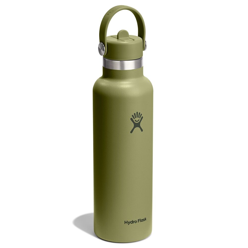Hydroflask standard mouth flex straw cap, 621 ml - Palmer Green