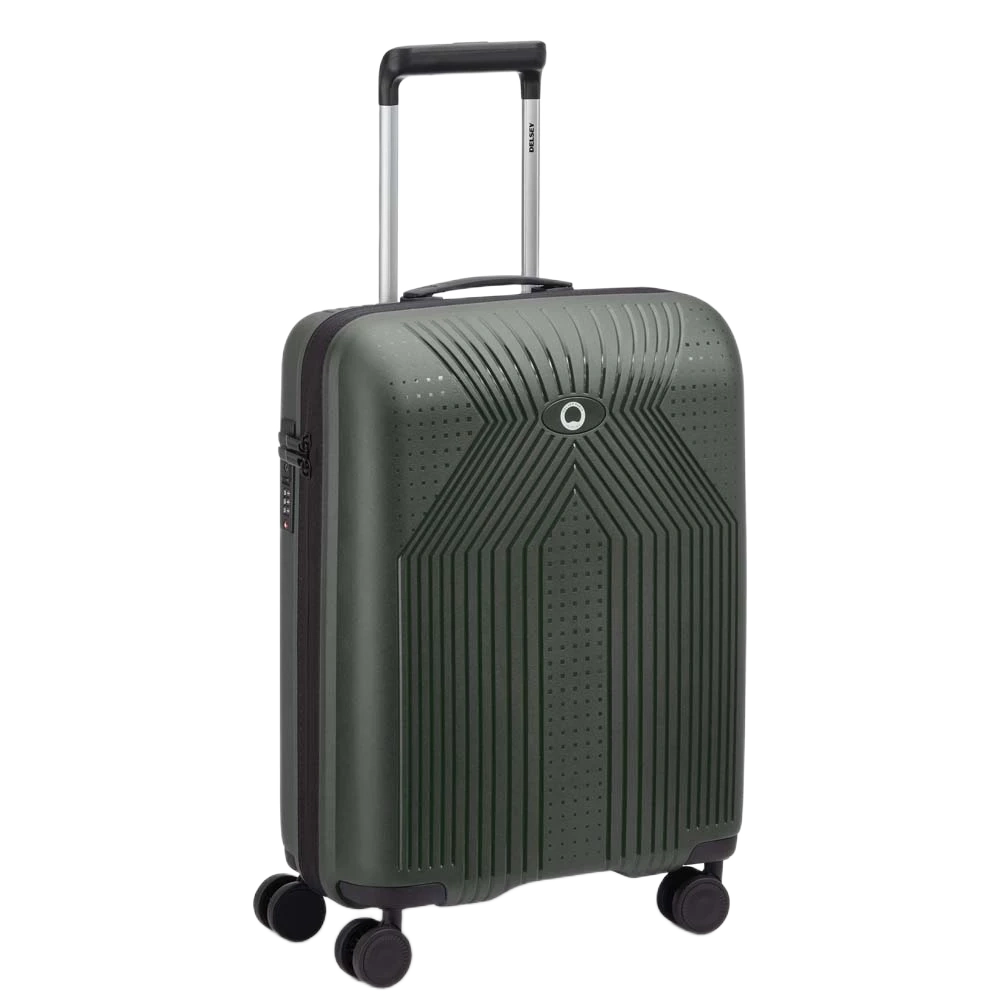 Delsey Ordener kabinekuffert khaki/grøn, thetraveller