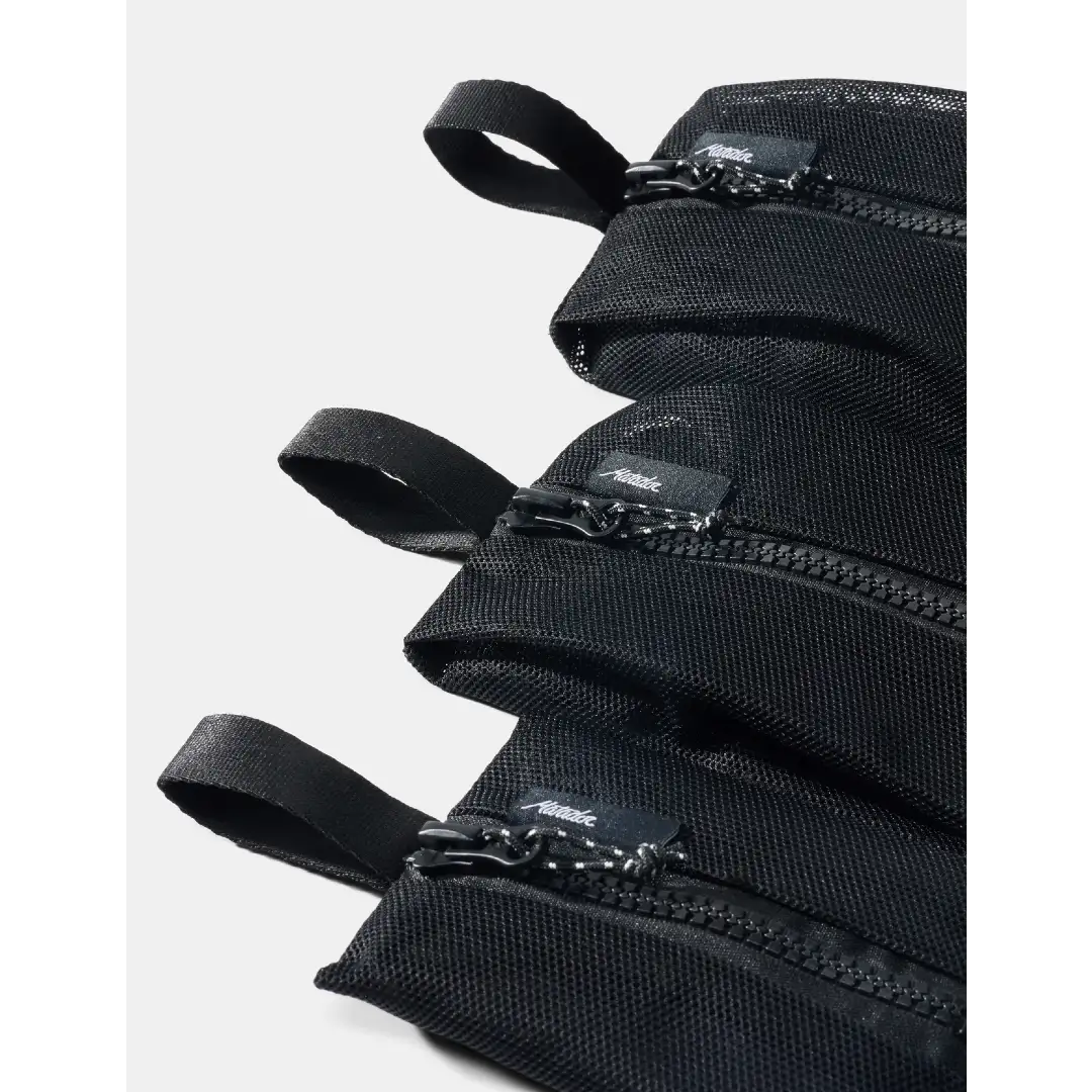 Matador mesh Organizer bag set, 3 stk, sort