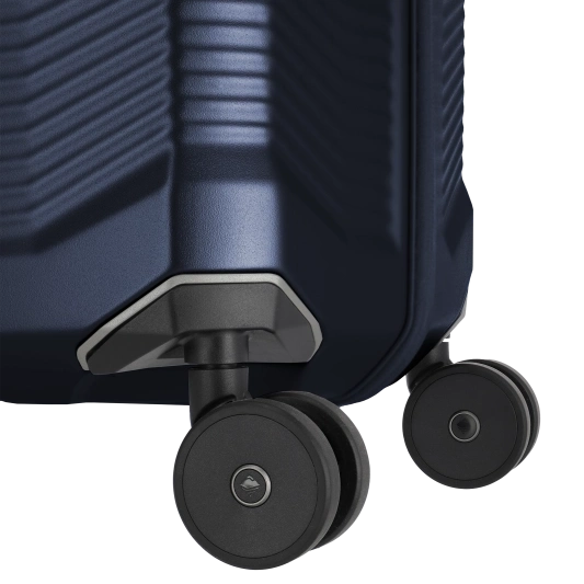 travelite millennium stor navy kuffert, store hjul