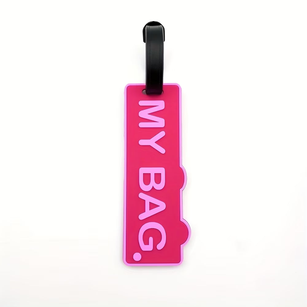Kuffertmærke, my bag, pink
