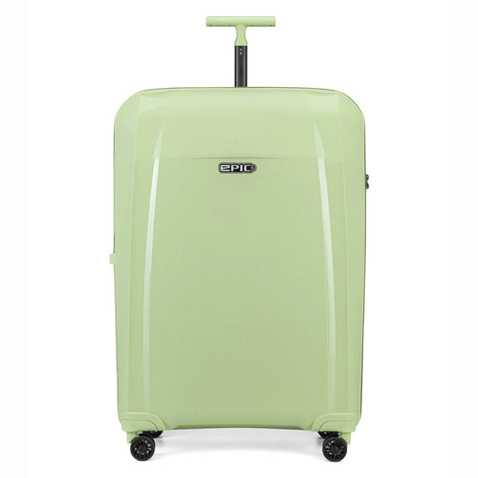 Epic Phantom stor limegrøn kuffert set forfra