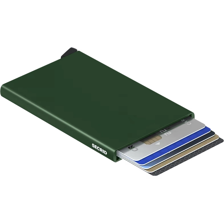 Secrid cardprotector green med kort